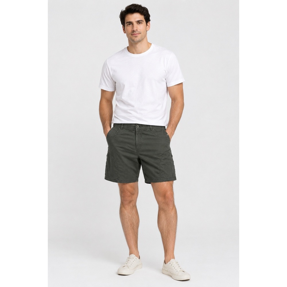 KUHL Renegade Cargo Shorts Durable Performance Olive Green Mens 42